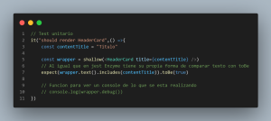 Testing unitario con Enzyme